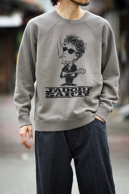 SARTO × J'ADORE GODARD / MUSICIAN CREW NECK L/S - ATOM