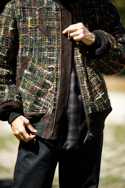 SARTO / MULTI HOME SPUN BOMBERS JACKET - ARMY