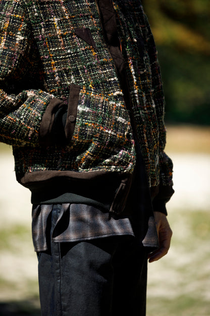 SARTO / MULTI HOME SPUN BOMBERS JACKET - ARMY