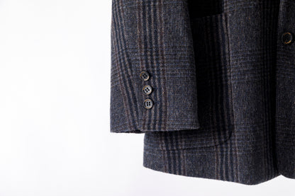 Willow Pants / P-032 - Charcoal Check(Dead stock fabric)