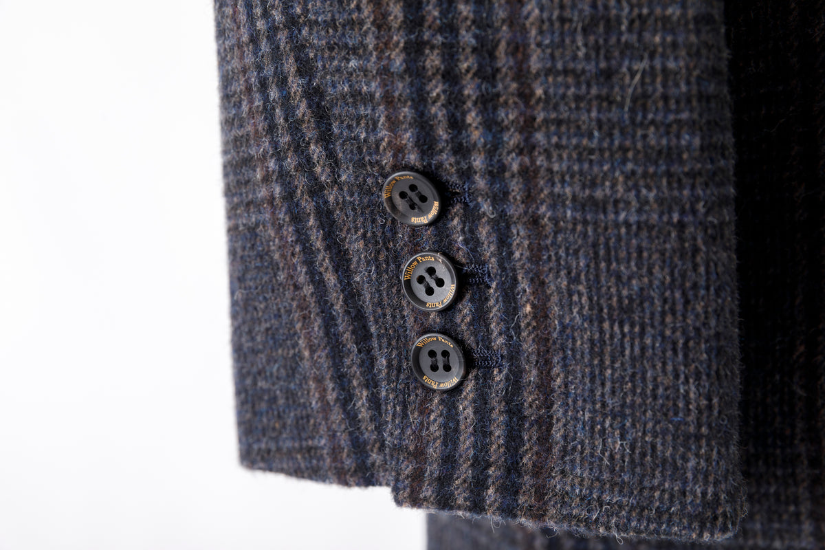 Willow Pants / P-032 - Charcoal Check(Dead stock fabric)