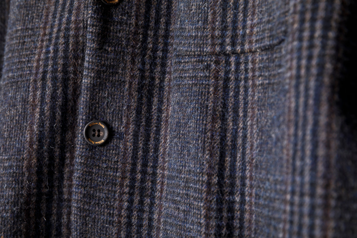 Willow Pants / P-032 - Charcoal Check(Dead stock fabric)