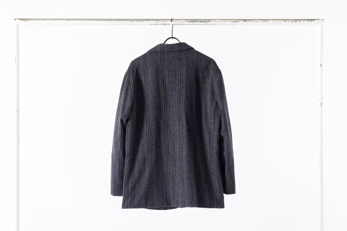 Willow Pants / P-032 - Charcoal Check(Dead stock fabric)