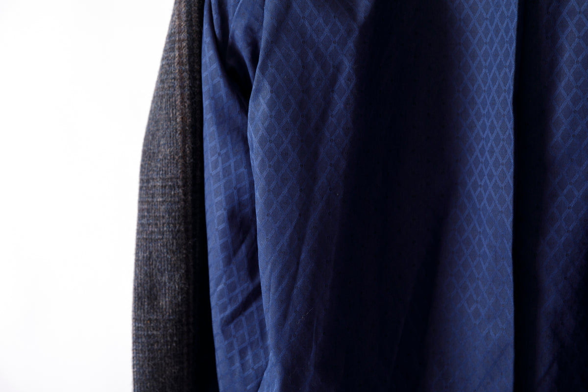 Willow Pants / P-032 - Charcoal Check(Dead stock fabric)