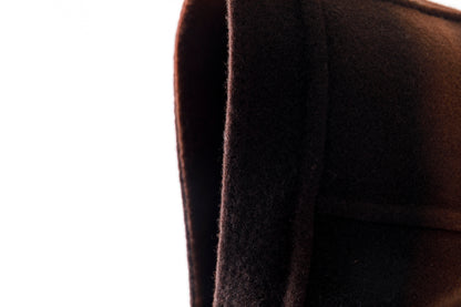 山内 / 26228 / アーバン染ラムウールリバー・ジップパーカー -  urban brown