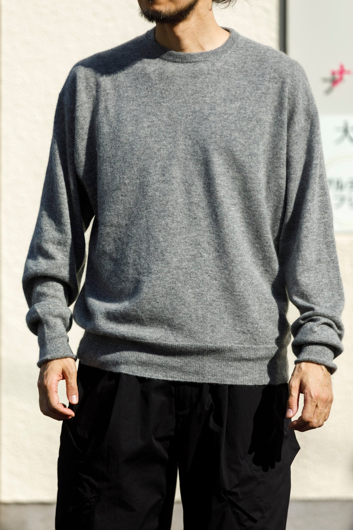 Nikki ESSENTIAL PIECE / Lightweight All-yak Crewneck - Gray
