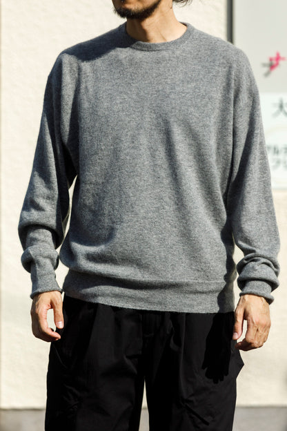 Nikki ESSENTIAL PIECE / Lightweight All-yak Crewneck - Gray
