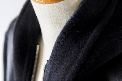 山内 / 26228 / アーバン染ラムウールリバー・ジップパーカー -  urban gray