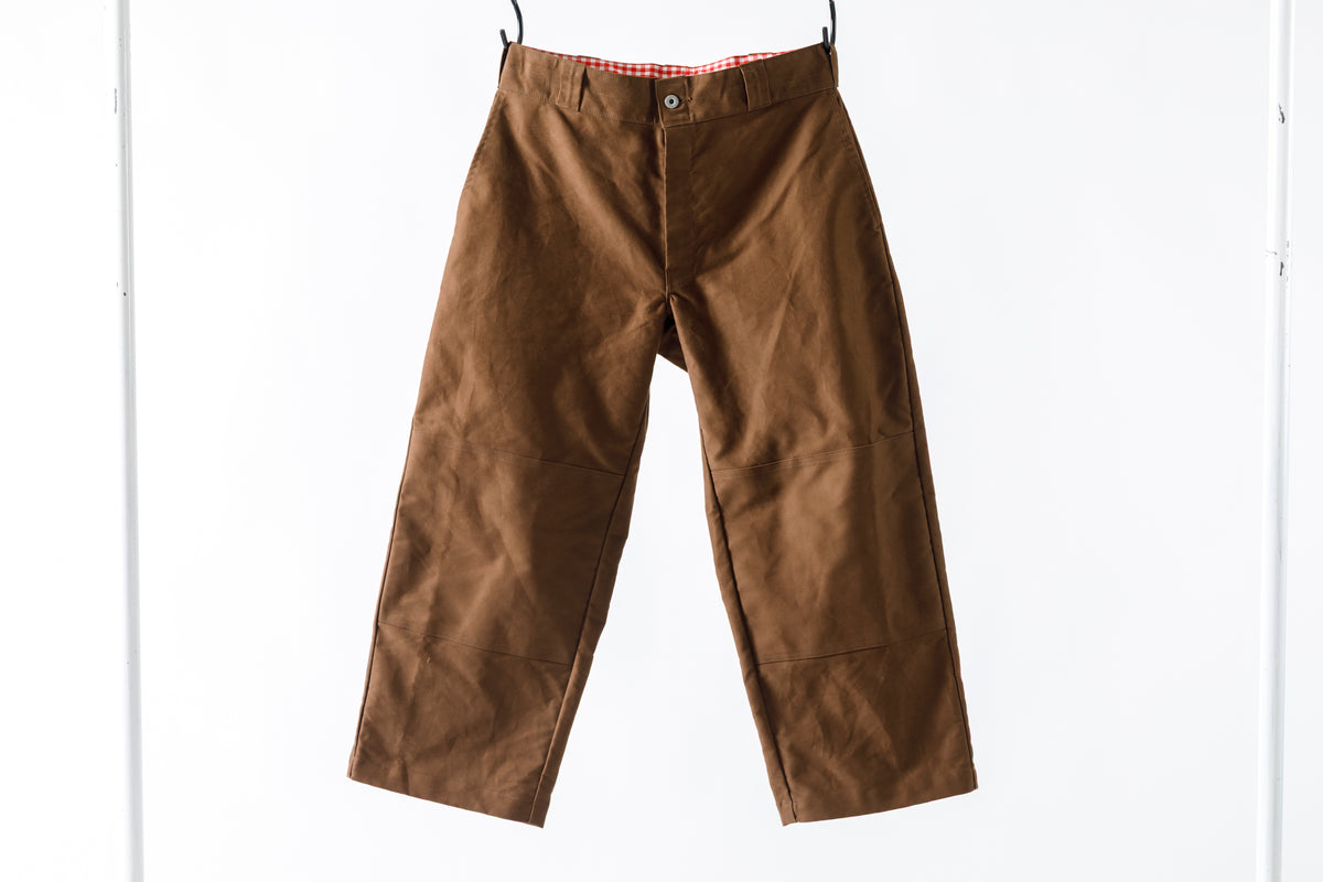 Willow Pants / P-042 - Brown(Dead stock Molskin)