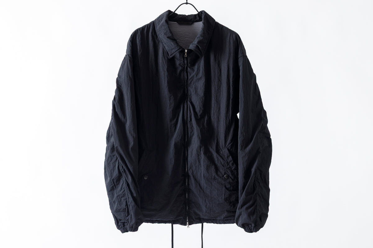 NULABEL / Garment Dyed Zip Up Jacket - Black