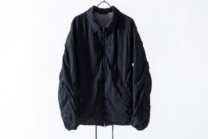 NULABEL / Garment Dyed Zip Up Jacket - Black