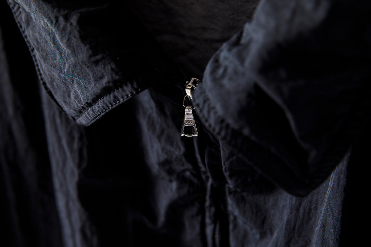 NULABEL / Garment Dyed Zip Up Jacket - Black