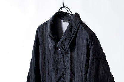 NULABEL / Garment Dyed Zip Up Jacket - Black