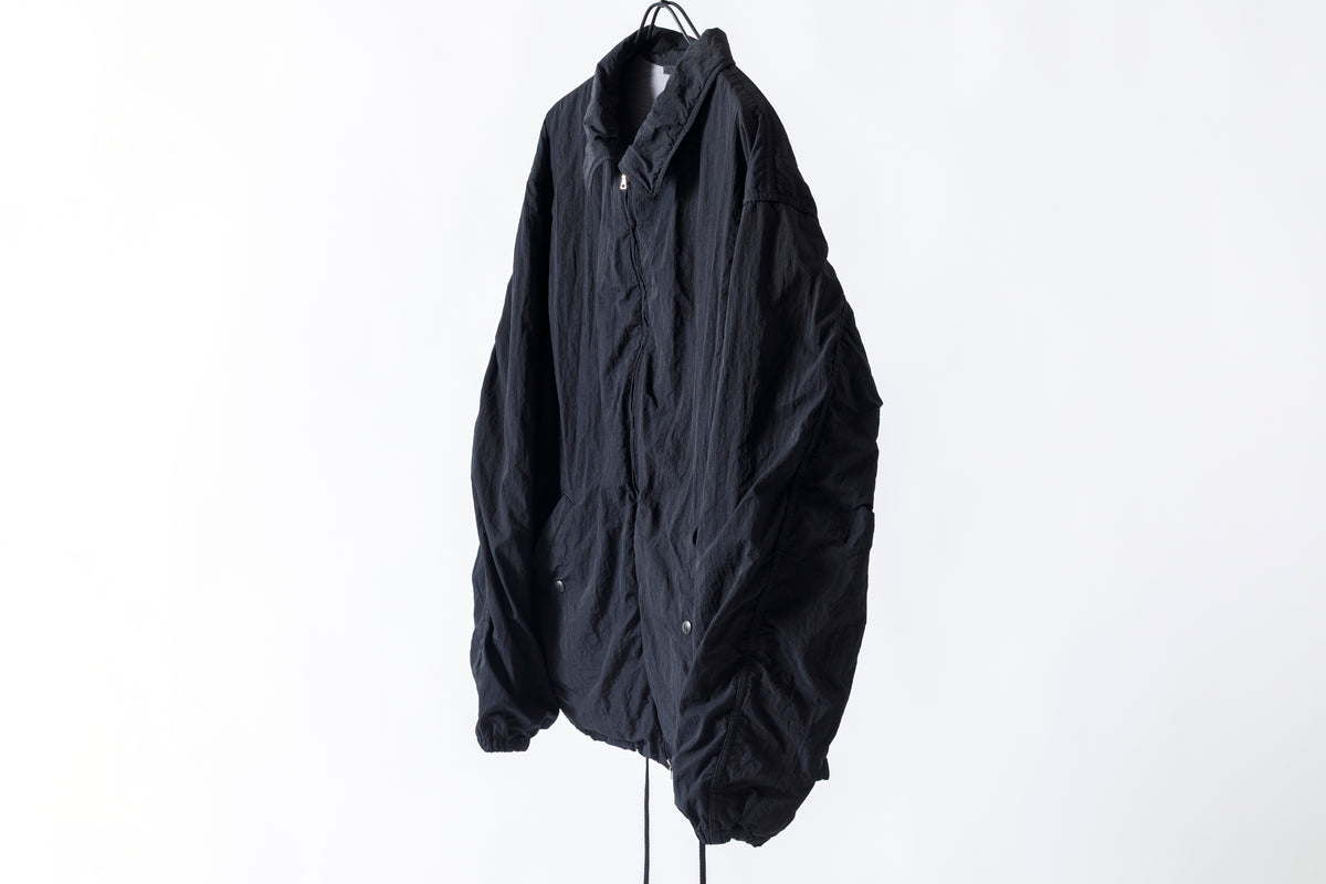 NULABEL / Garment Dyed Zip Up Jacket - Black