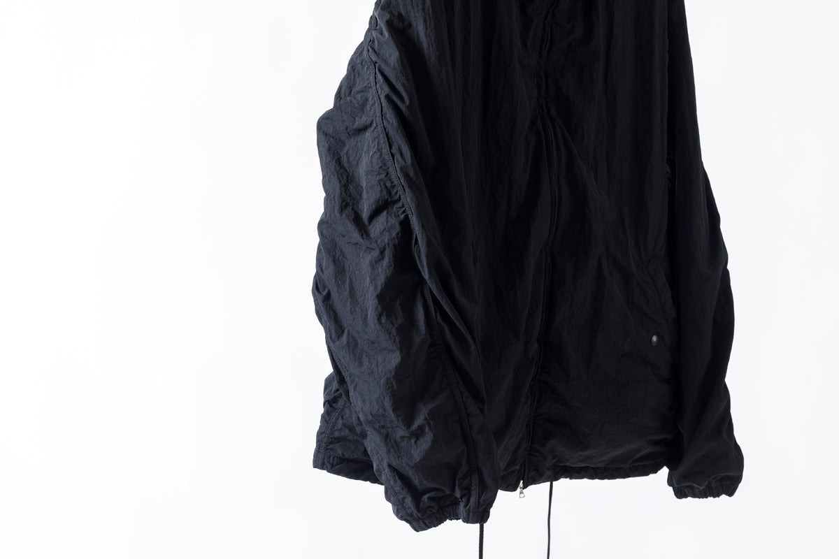 NULABEL / Garment Dyed Zip Up Jacket - Black