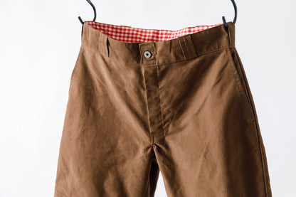 Willow Pants / P-042 - Brown(Dead stock Molskin)