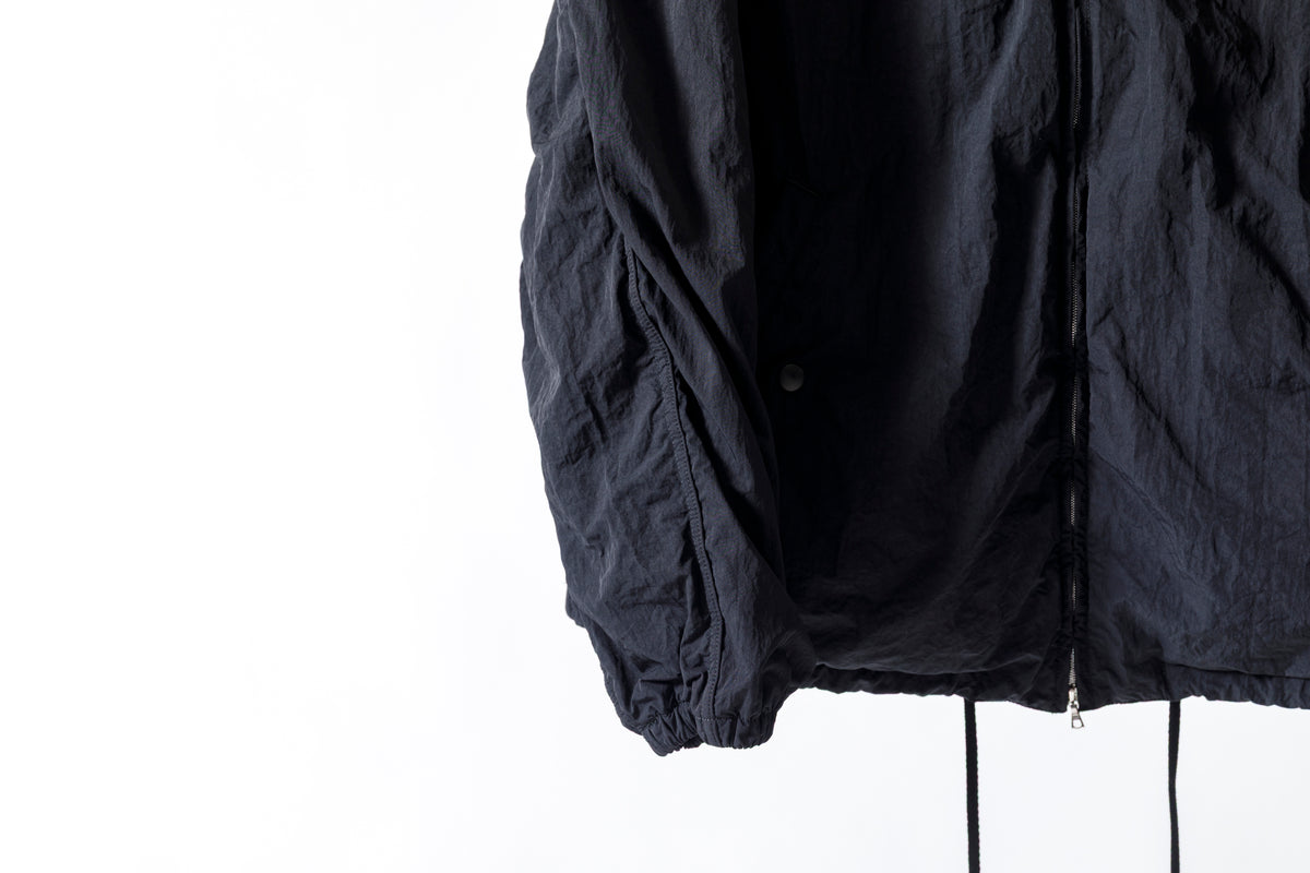 NULABEL / Garment Dyed Zip Up Jacket - Black