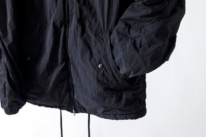 NULABEL / Garment Dyed Zip Up Jacket - Black
