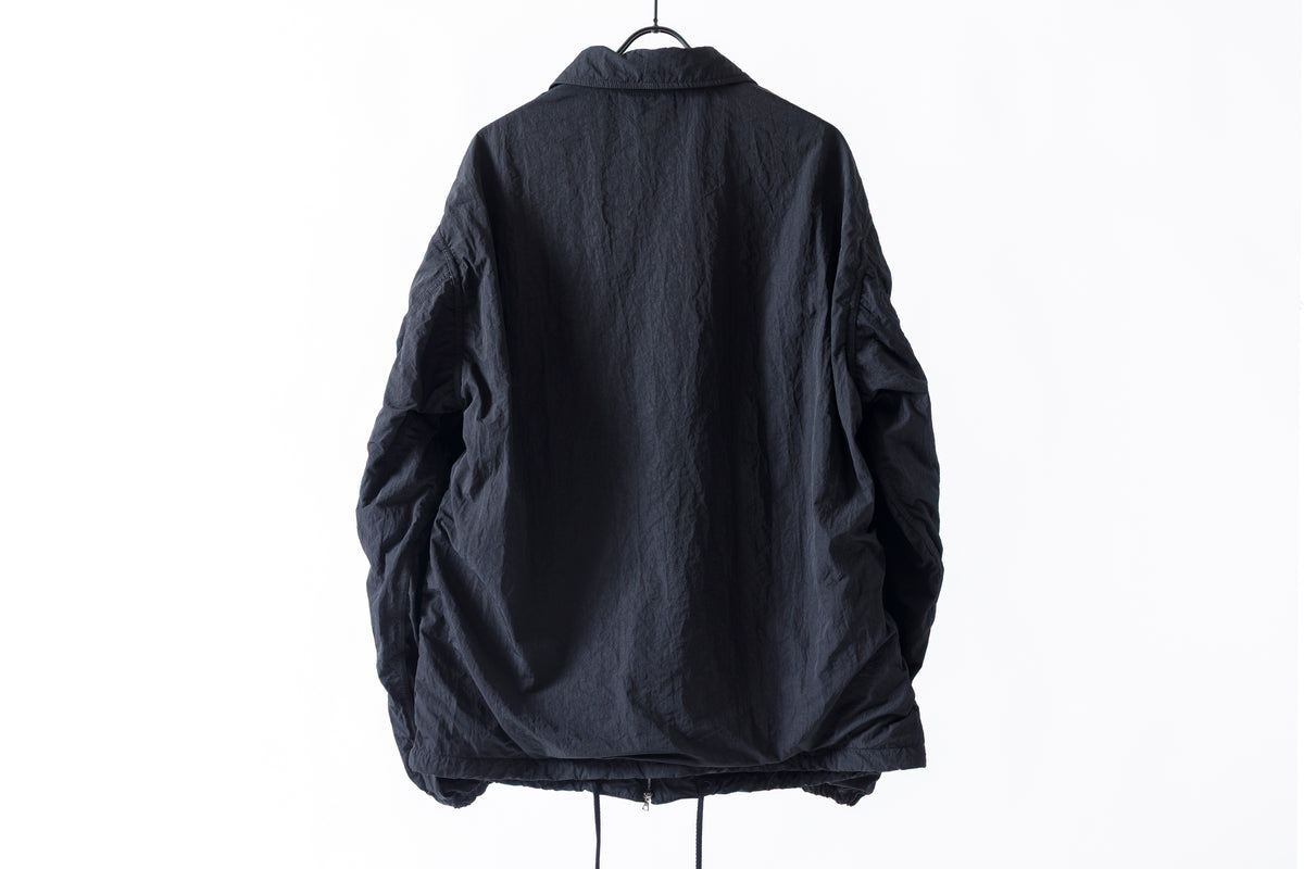 NULABEL / Garment Dyed Zip Up Jacket - Black
