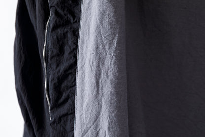 NULABEL / Garment Dyed Zip Up Jacket - Black