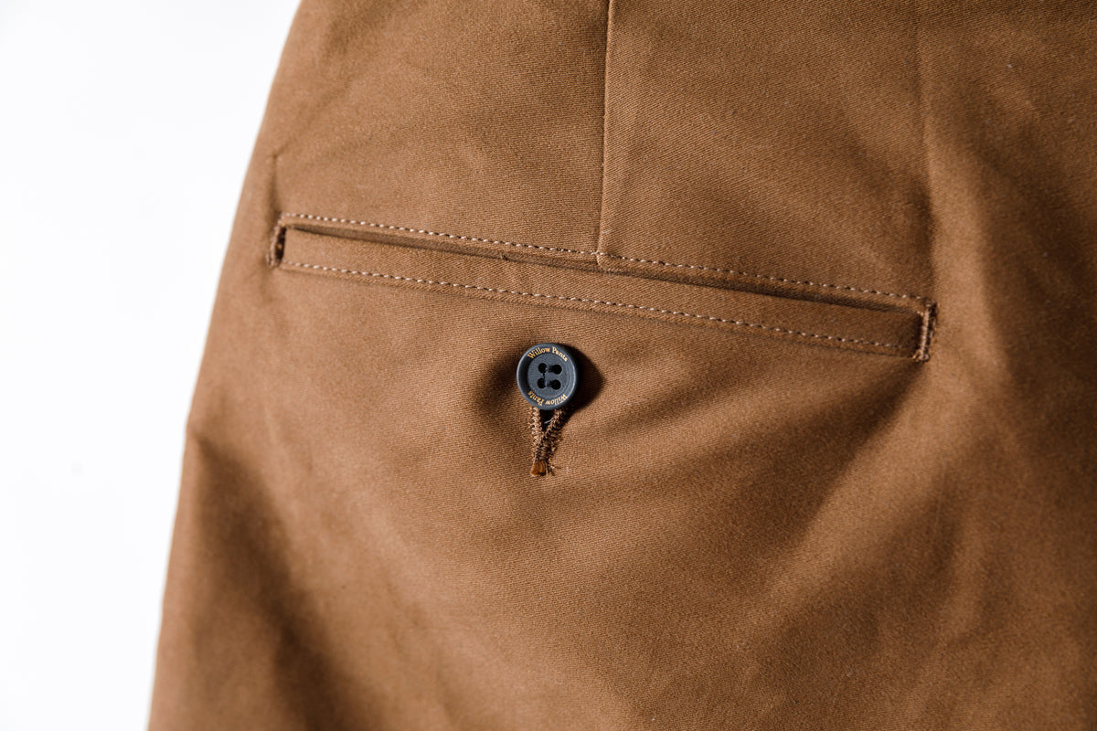 Willow Pants / P-042 - Brown(Dead stock Molskin)