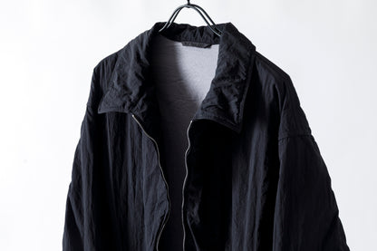 NULABEL / Garment Dyed Zip Up Jacket - Black