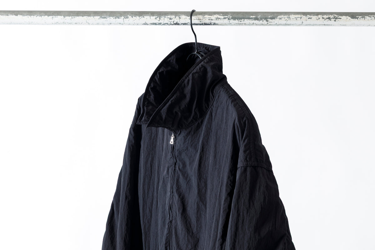 NULABEL / Garment Dyed Zip Up Jacket - Black