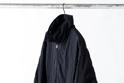 NULABEL / Garment Dyed Zip Up Jacket - Black