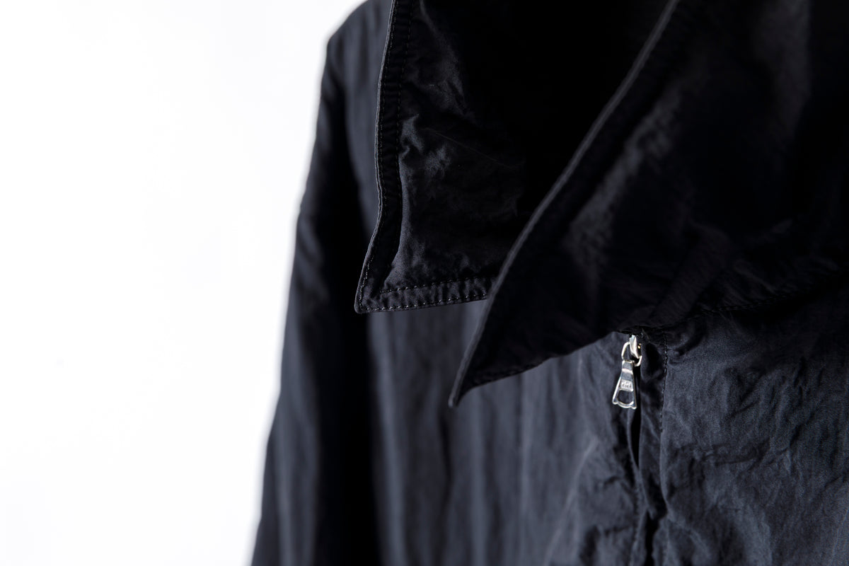 NULABEL / Garment Dyed Zip Up Jacket - Black