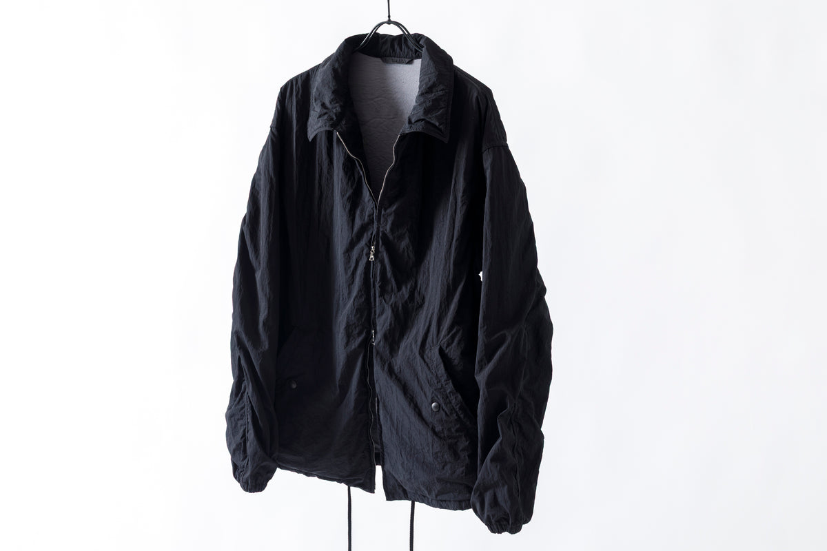 NULABEL / Garment Dyed Zip Up Jacket - Black