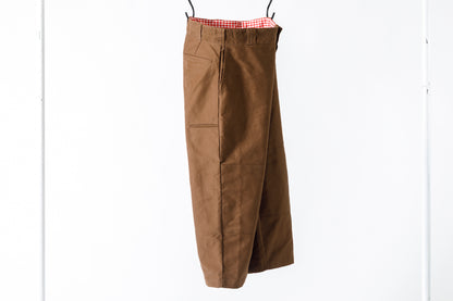 Willow Pants / P-042 - Brown(Dead stock Molskin)