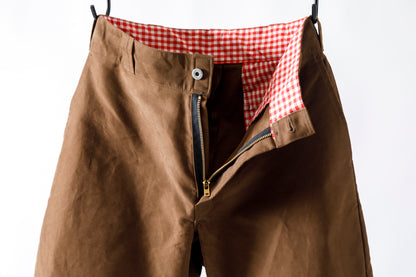 Willow Pants / P-042 - Brown(Dead stock Molskin)
