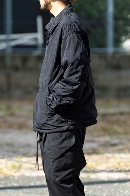 NULABEL / Garment Dyed Zip Up Jacket - Black