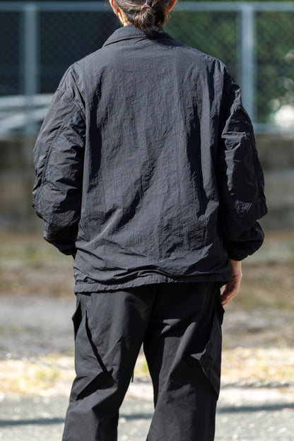 NULABEL / Garment Dyed Zip Up Jacket - Black
