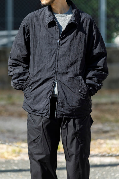 NULABEL / Garment Dyed Zip Up Jacket - Black