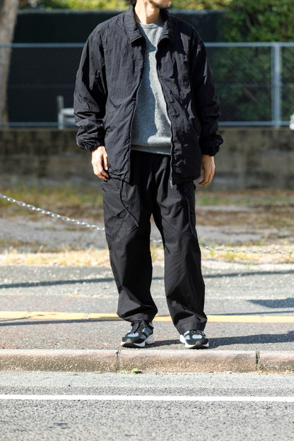 NULABEL / Garment Dyed Zip Up Jacket - Black