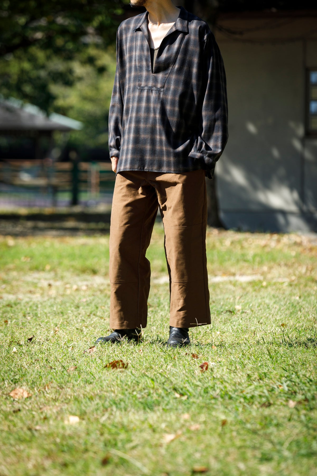 Willow Pants / P-042 - Brown(Dead stock Molskin)