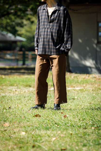 Willow Pants / P-042 - Brown(Dead stock Molskin)