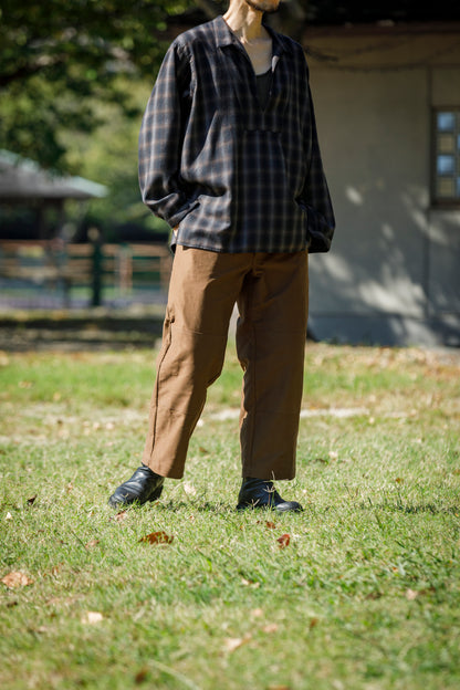 Willow Pants / P-042 - Brown(Dead stock Molskin)