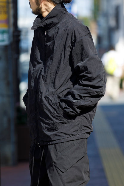 NULABEL / Garment Dyed Zip Up Jacket - Black