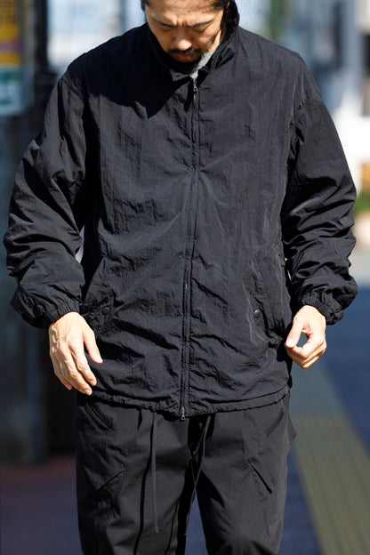 NULABEL / Garment Dyed Zip Up Jacket - Black