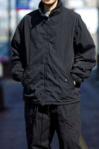 NULABEL / Garment Dyed Zip Up Jacket - Black