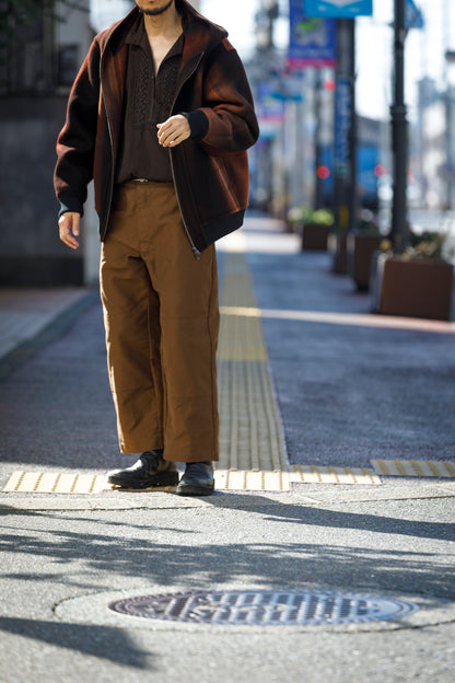 Willow Pants / P-042 - Brown(Dead stock Molskin)
