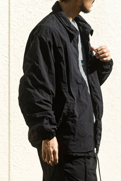 NULABEL / Garment Dyed Zip Up Jacket - Black