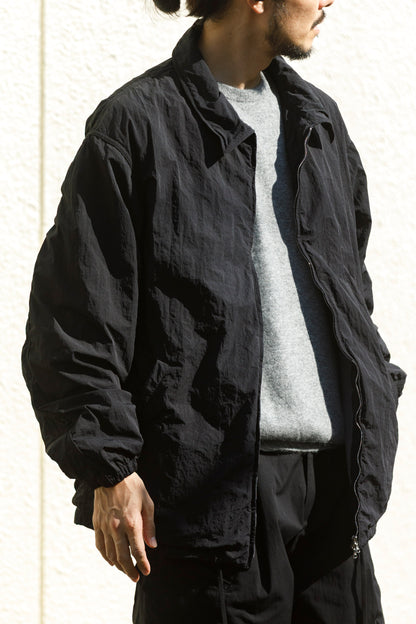 NULABEL / Garment Dyed Zip Up Jacket - Black