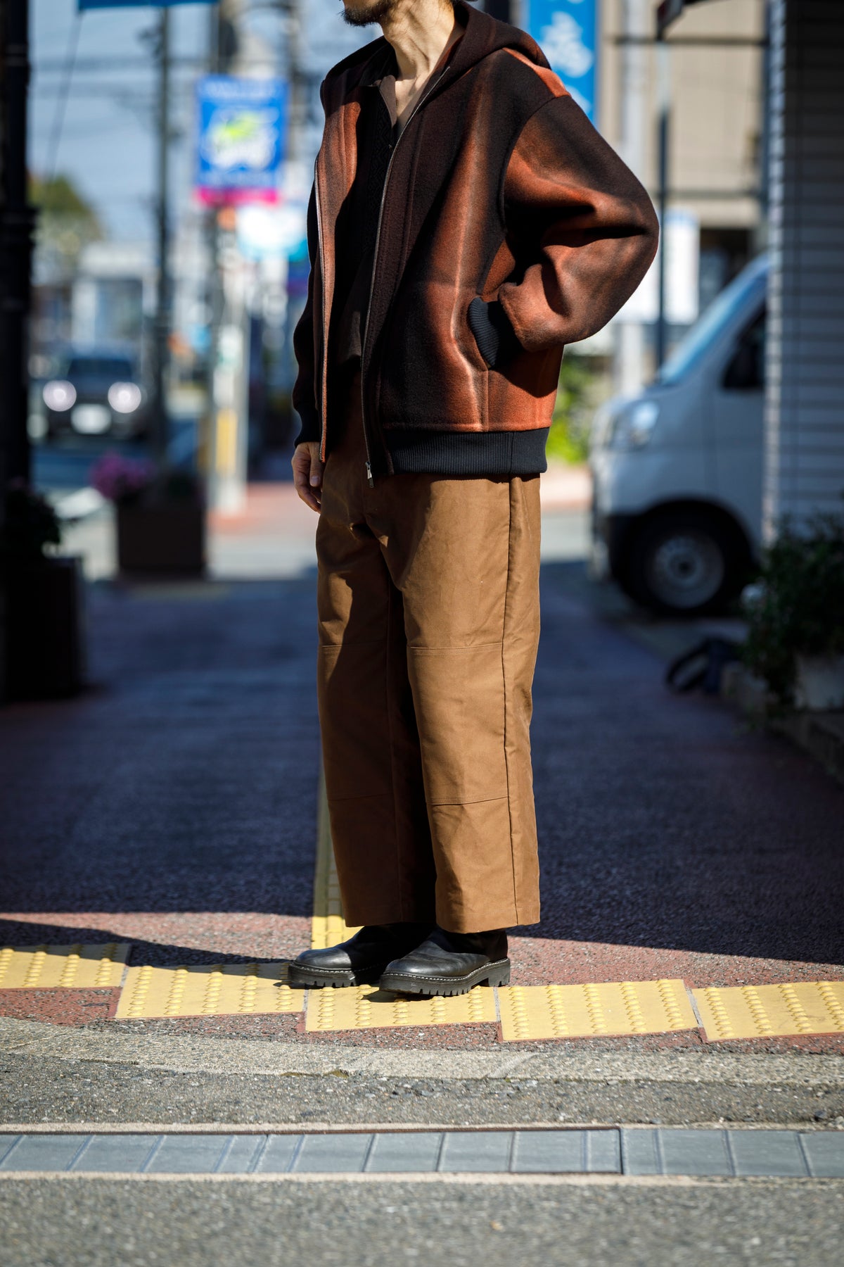 Willow Pants / P-042 - Brown(Dead stock Molskin)