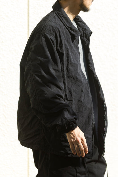 NULABEL / Garment Dyed Zip Up Jacket - Black