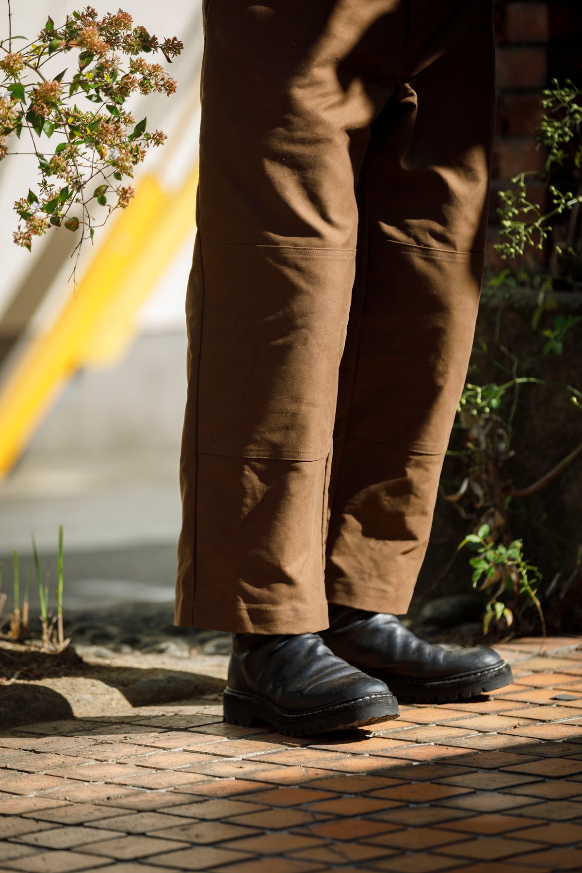 Willow Pants / P-042 - Brown(Dead stock Molskin)