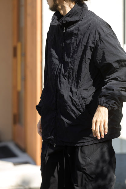 NULABEL / Garment Dyed Zip Up Jacket - Black