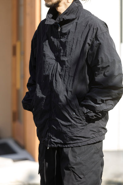 NULABEL / Garment Dyed Zip Up Jacket - Black